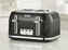 Breville Flow Collection 4 Slice Toaster in Black in everyday use Image 2 of 3